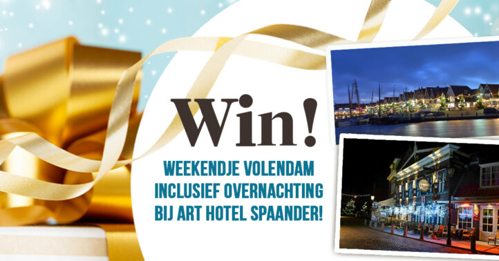 GESLOTEN: Weekendje Volendam met overnachting bij art hotel Spaander!