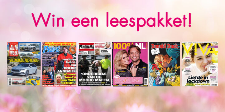 GESLOTEN: een leespakket met 100%NL Magazine en nog 5 andere leuke tijdschriften!