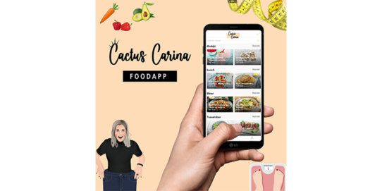 100%NL Magazine Cactus Carina Food App