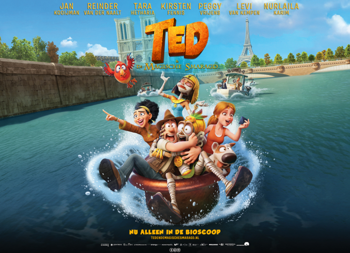 WIN: 3x4 vrijkaarten voor bioscoopfilm 'Ted & de Magische Smaragd'