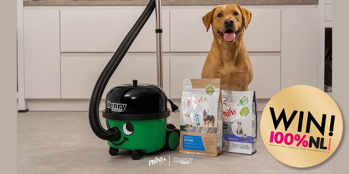 WIN de Henry Petcare én een halfjaar lang gratis dierenvoeding!