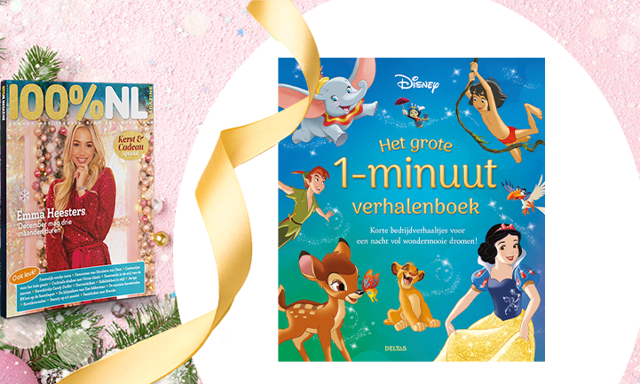 100%NL Magazine grote 1-minuut verhalenboek Disney