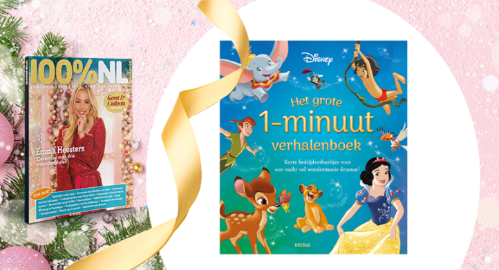 100%NL Magazine grote 1-minuut verhalenboek Disney