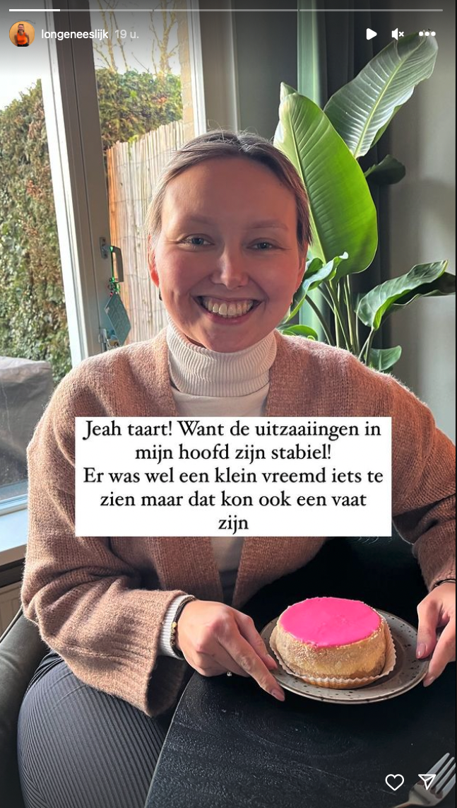 Over Mijn LijkEva deel MRIuitslag met haar volgers