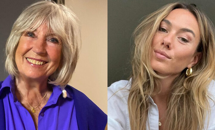 MOOI: Estelle van 't Schip geniet van quality time met oma Willeke Alberti