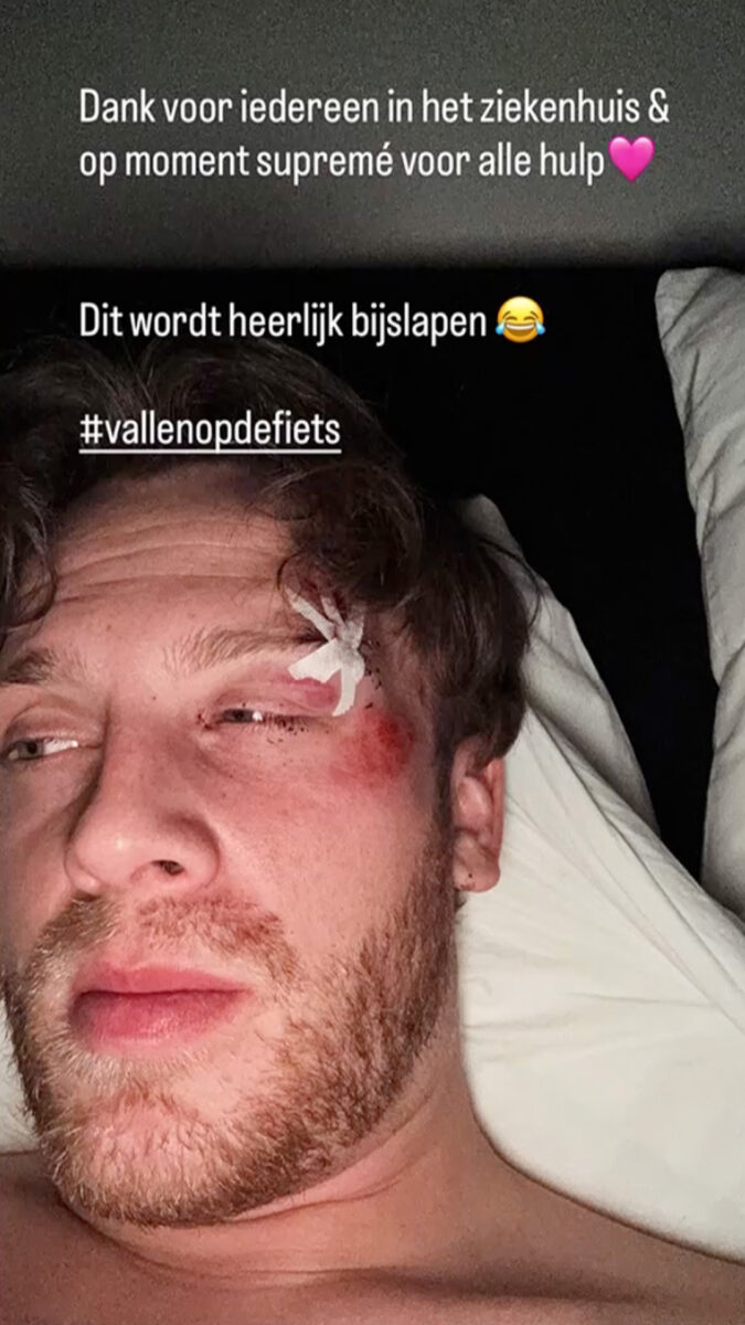 100%NL Magazine - Luca Borsato - ongeluk