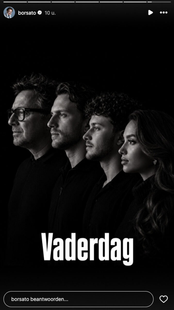 100%NL Magazine - foto vaderdag Marco Borsato kinderen gezin