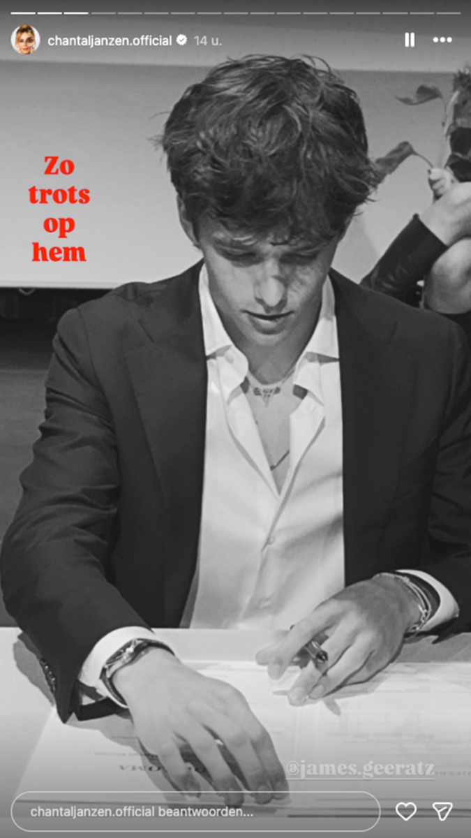 100%NL Magazine - Chantal Janzen - zoon