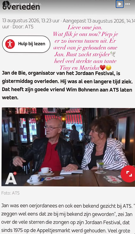 100%NL Magazine Glennis Grace